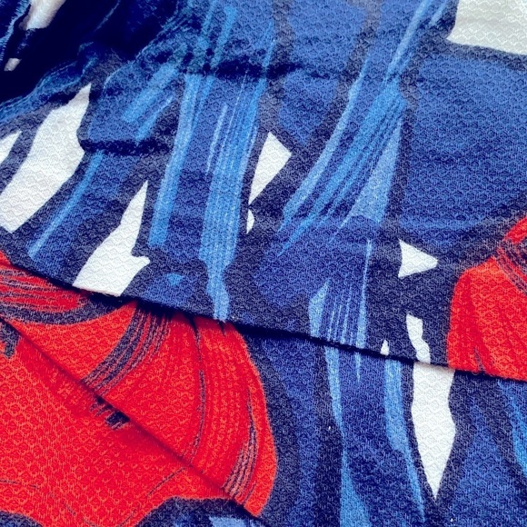 Anthropology Moulinette Soeurs Poppies Skirt Red Blue Size 2 - Picture 4 of 9